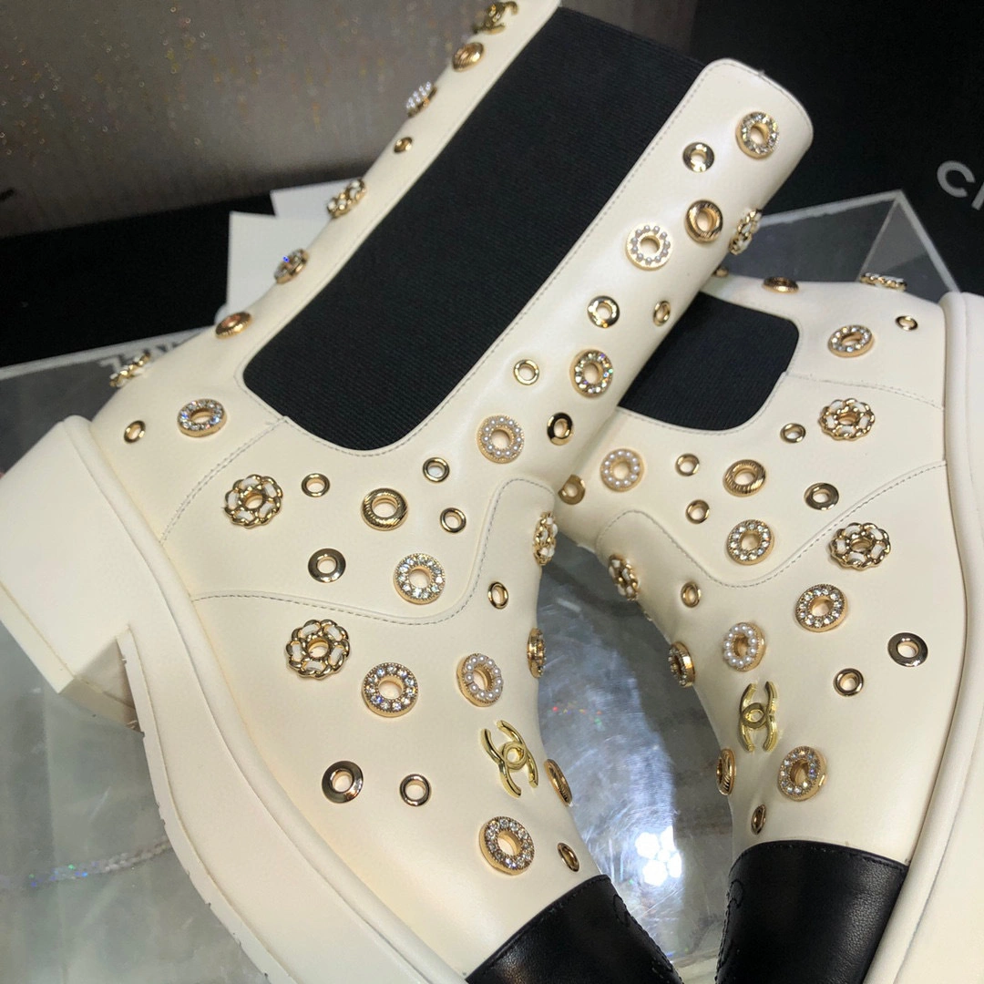 coco- heel height ：4.5cm， Forefoot 2cm，Barrel height ：20cm。 Calfskin Sheepskin item:B-X198J2012
